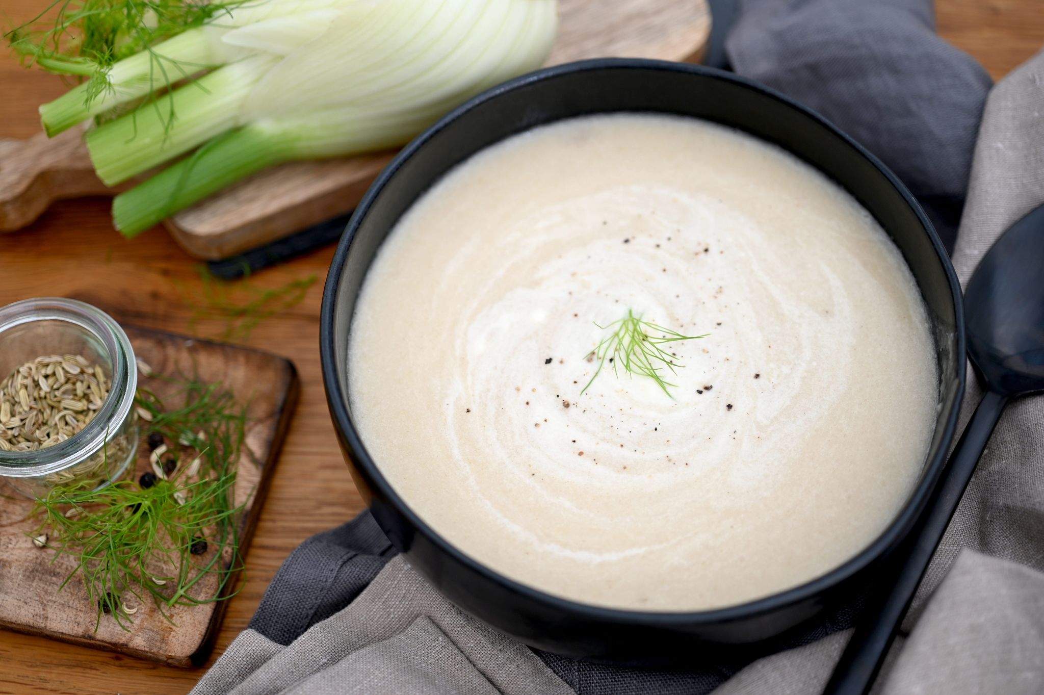 Rezept für Fenchelsuppe mit Wermut - Foodblog