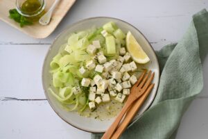 Kann Salat flirten? Die Honigmelone mit Gurke und Feta schon