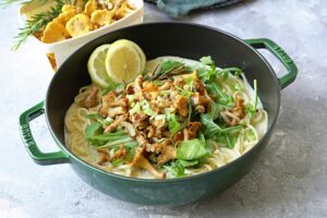 Pasta mit Spätsommer-Charme: Linguine mit Pfifferlingen